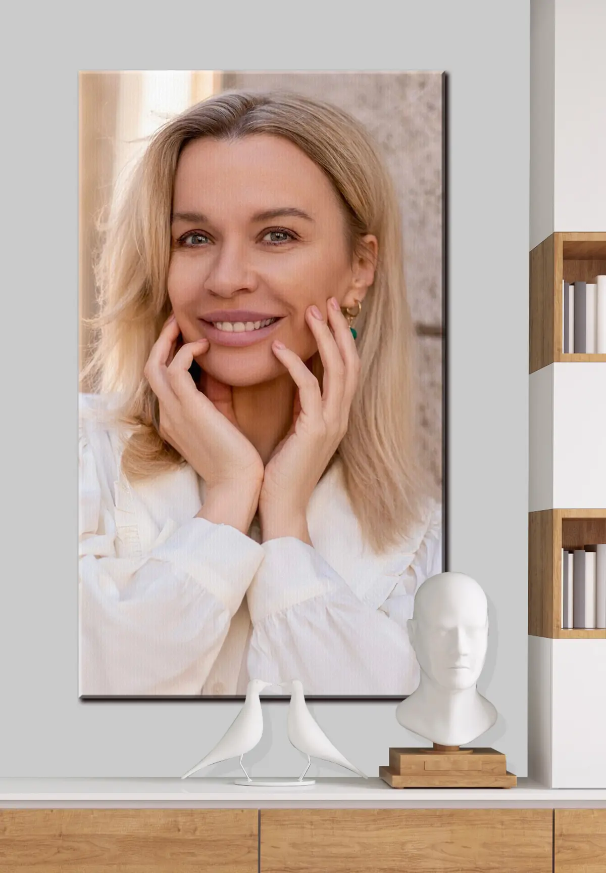 carta da parati Capelli, testa e mani nr. s33152