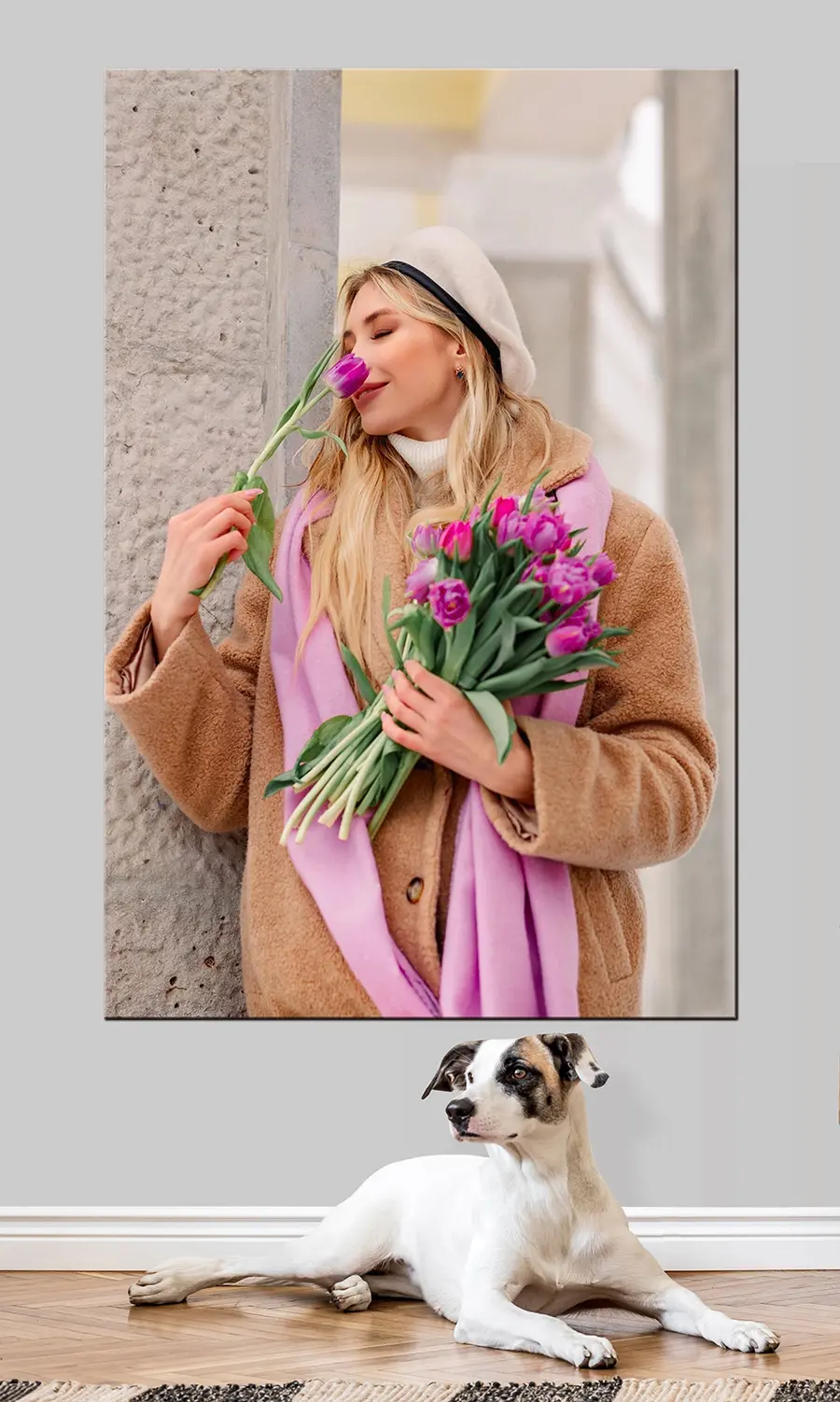 carta da parati Fiori, piante e manicotti nr. s33163