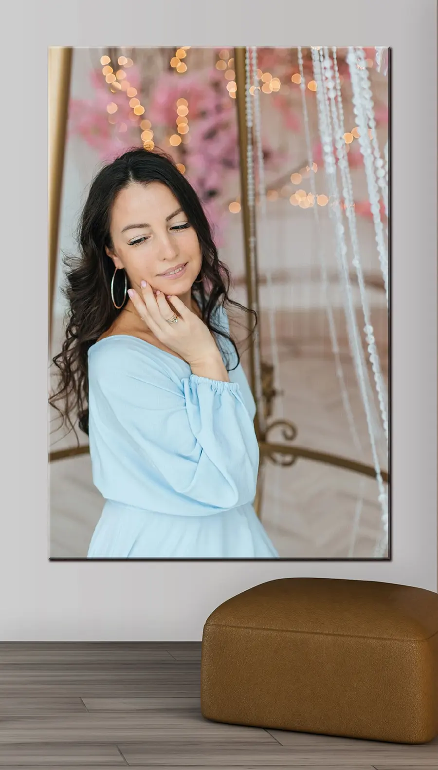 carta da parati Sorriso, ciglia e manica nr. s33173