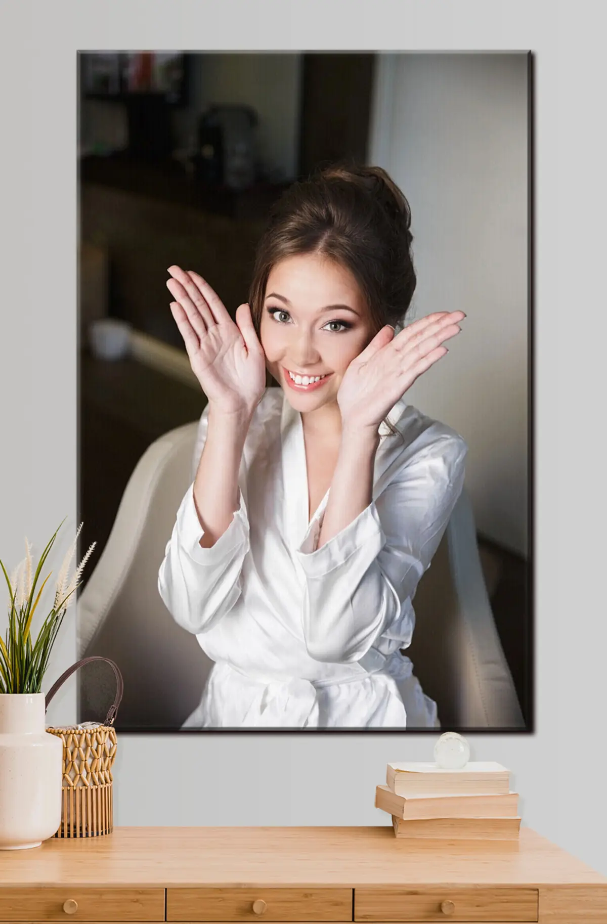 carta da parati Labbro, sorriso e braccio nr. s33175