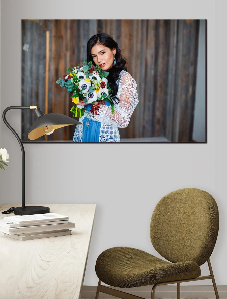 carta da parati Fiore, sorriso e manica nr. s33202