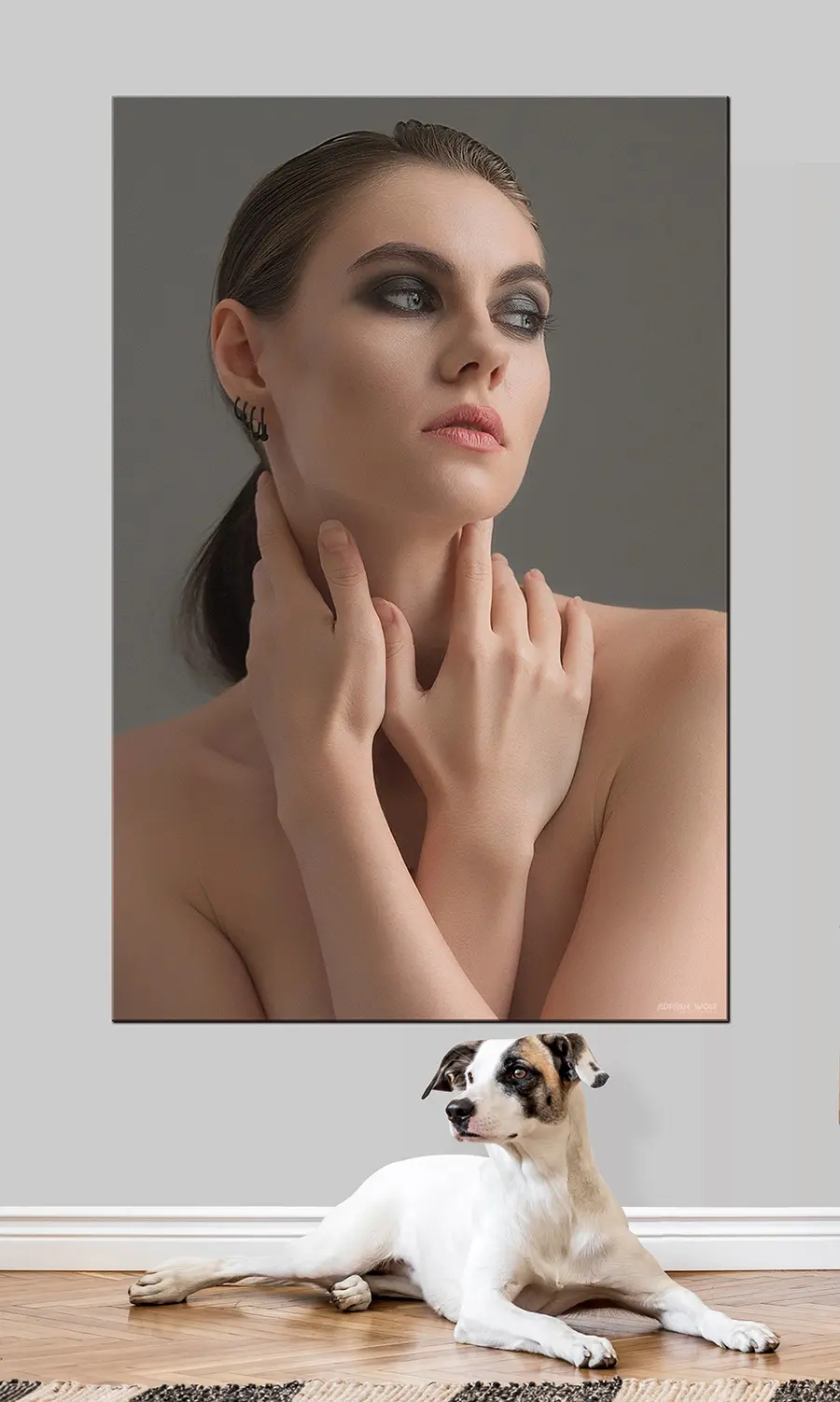 carta da parati Guance, labbra e sopracciglia nr. s33204