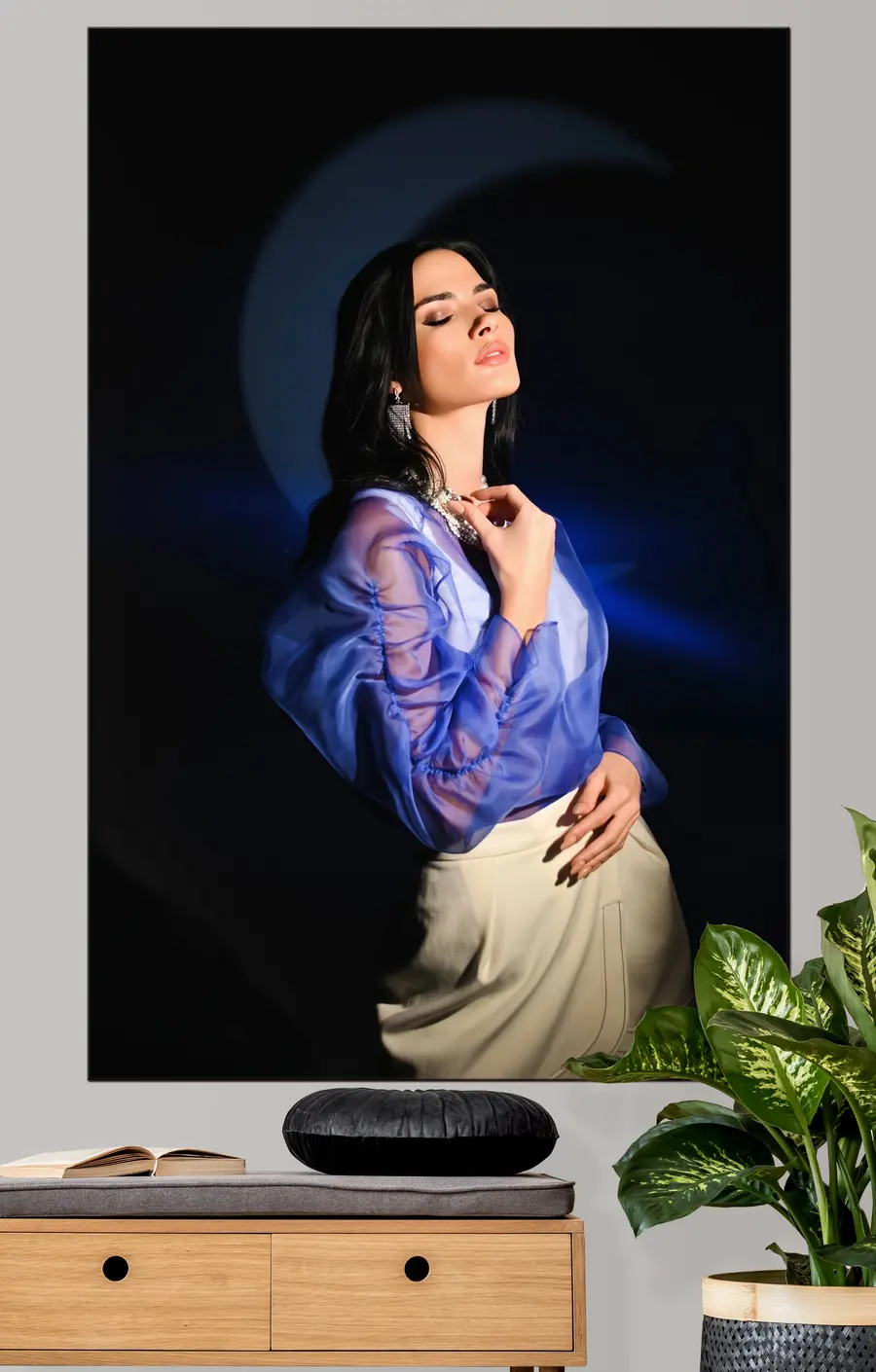 carta da parati Capelli, maniche e gesti nr. s33210