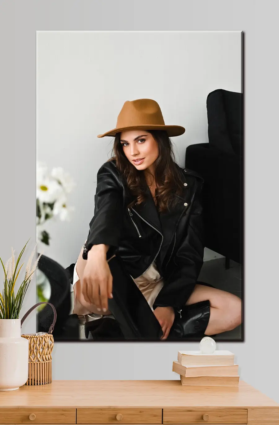 carta da parati Capispalla, cappello e corpo umano nr. s33216