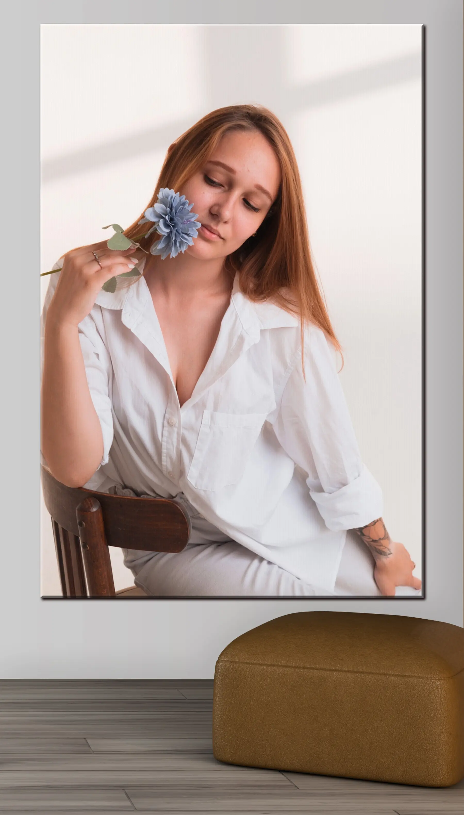 carta da parati Sopracciglia, ciglia e collo nr. s33234