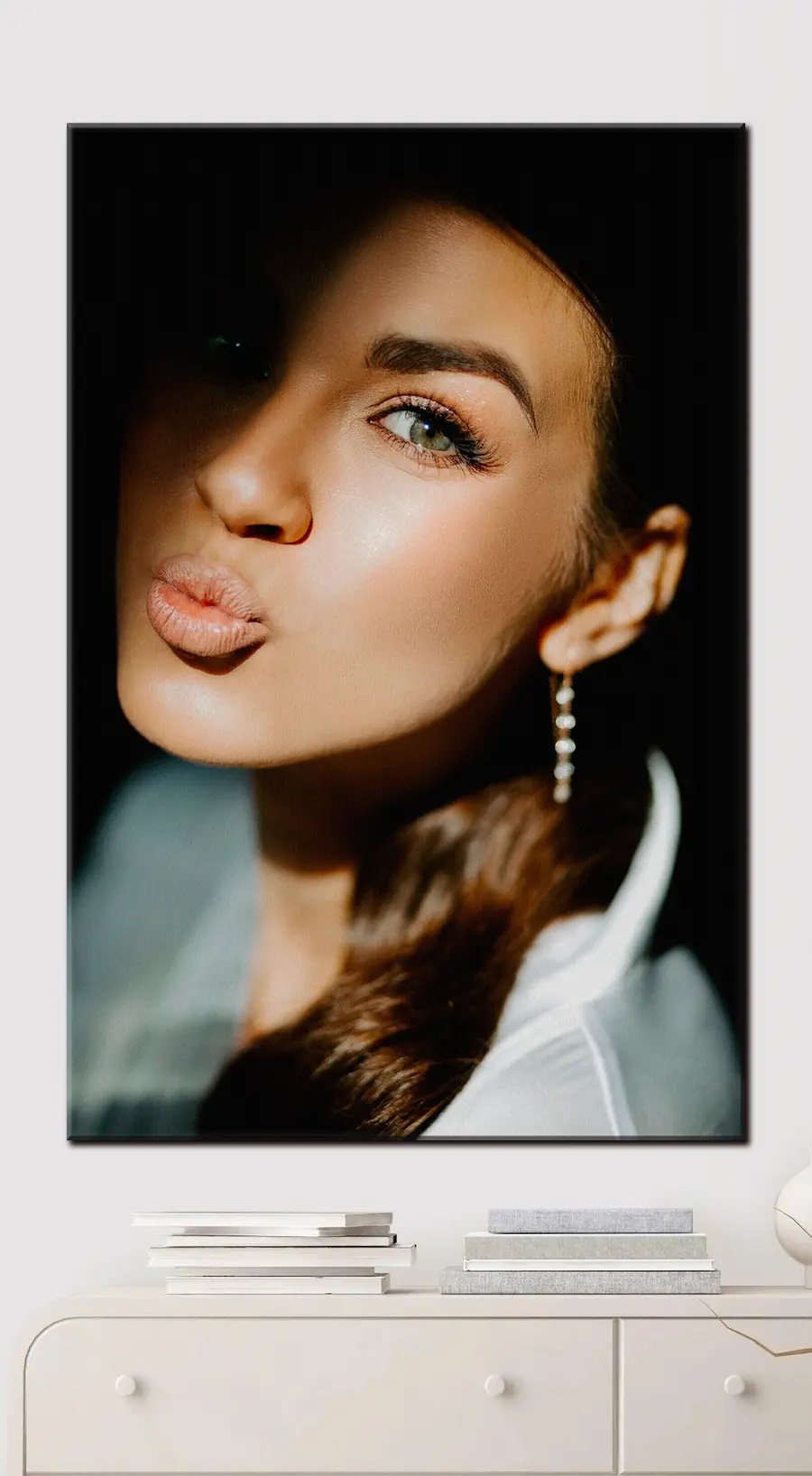 carta da parati Naso, guancia e labbra nr. s33252