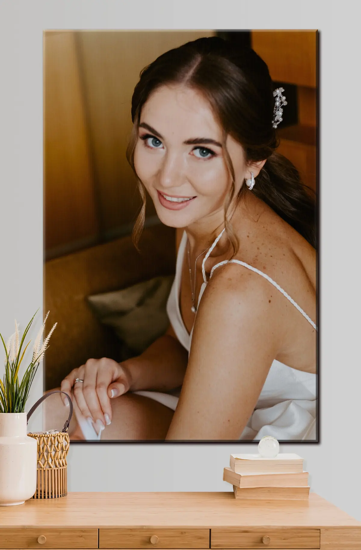 carta da parati Capelli, sorriso e ciglia nr. s33256