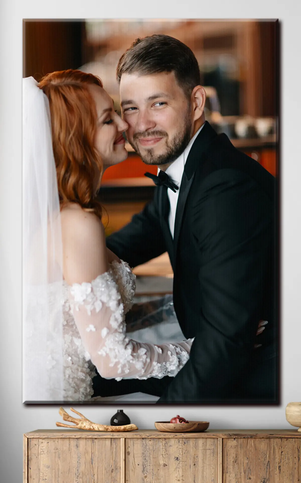carta da parati Abbigliamento, sorriso e sposa nr. s33257
