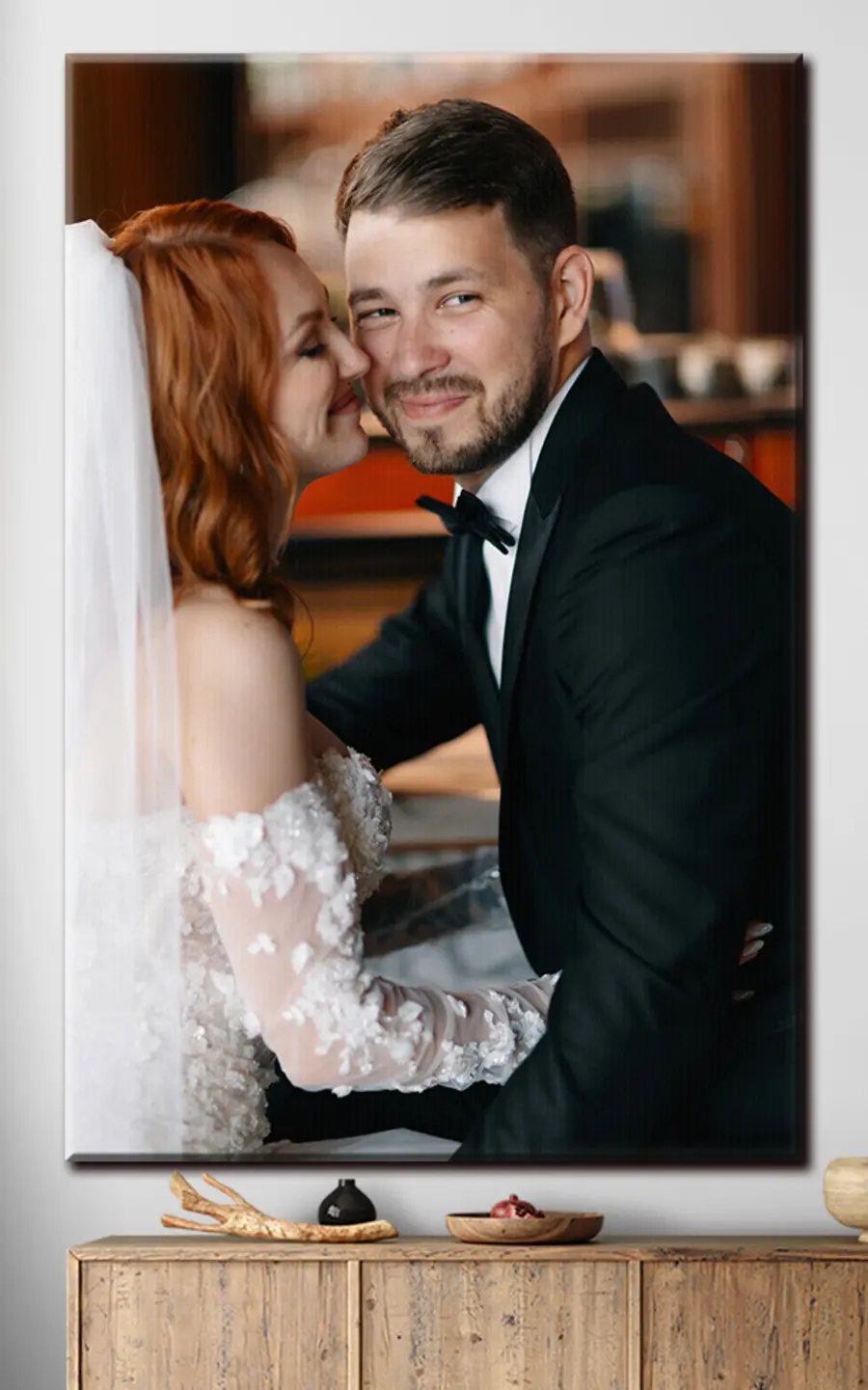 carta da parati Abbigliamento, sorriso e sposa nr. s33257