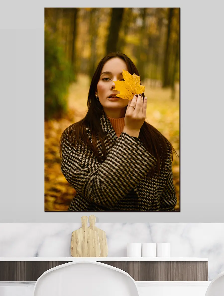 carta da parati Viso, ciglia e collo nr. s33266