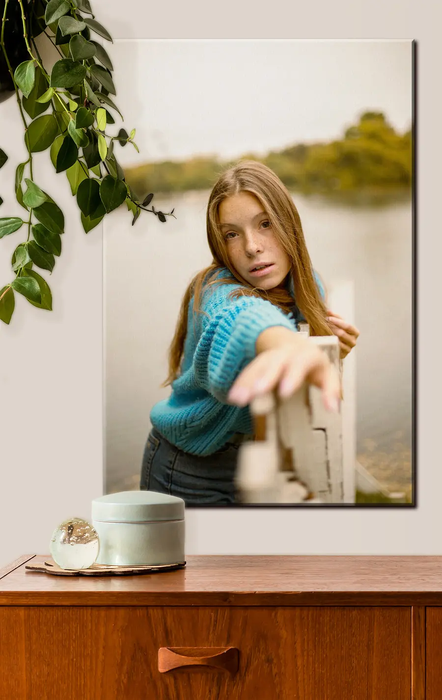 carta da parati Fotografia di capelli, viso e flash nr. s33267