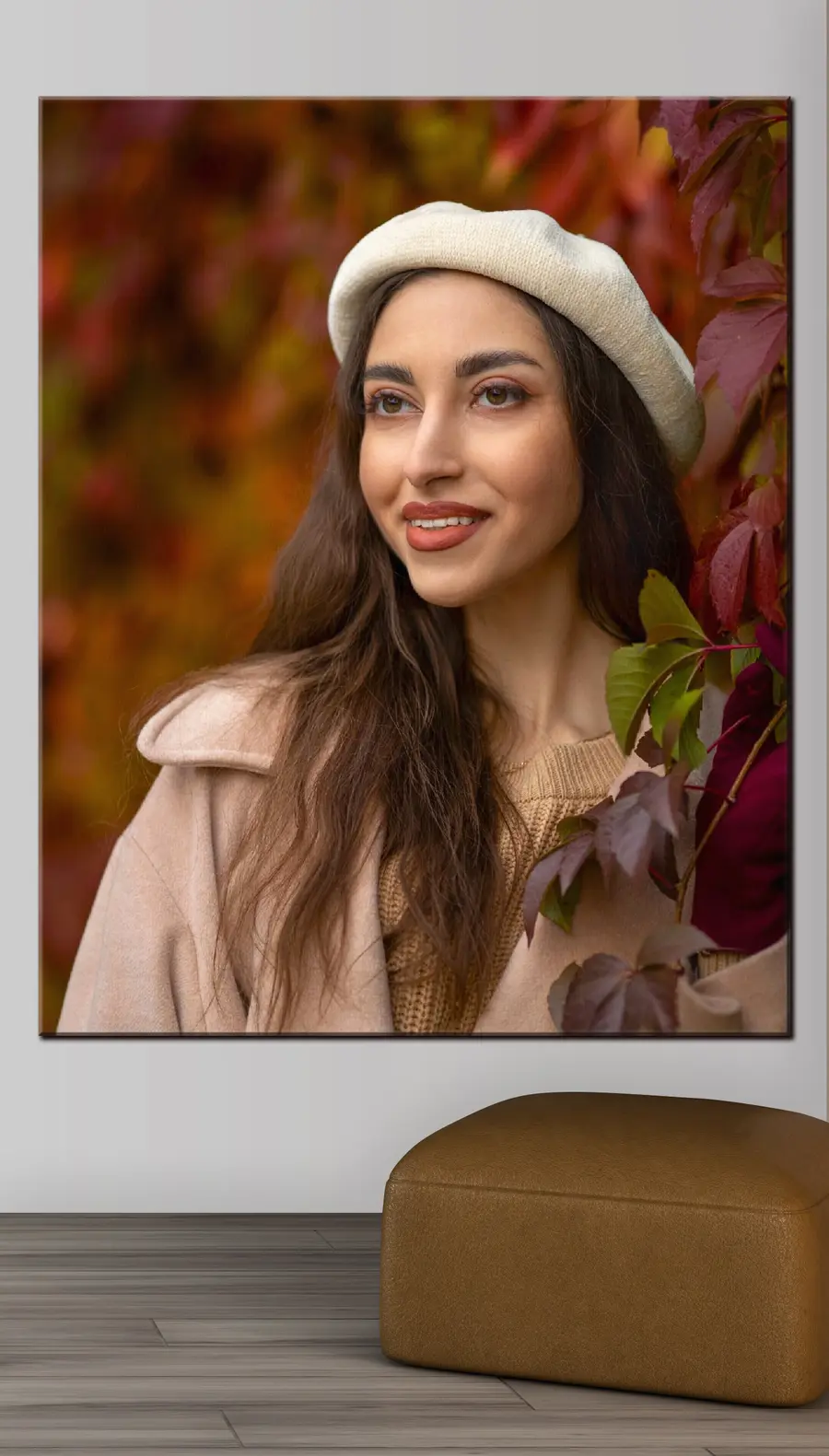 carta da parati Labbra, sorriso e sopracciglia nr. s33295