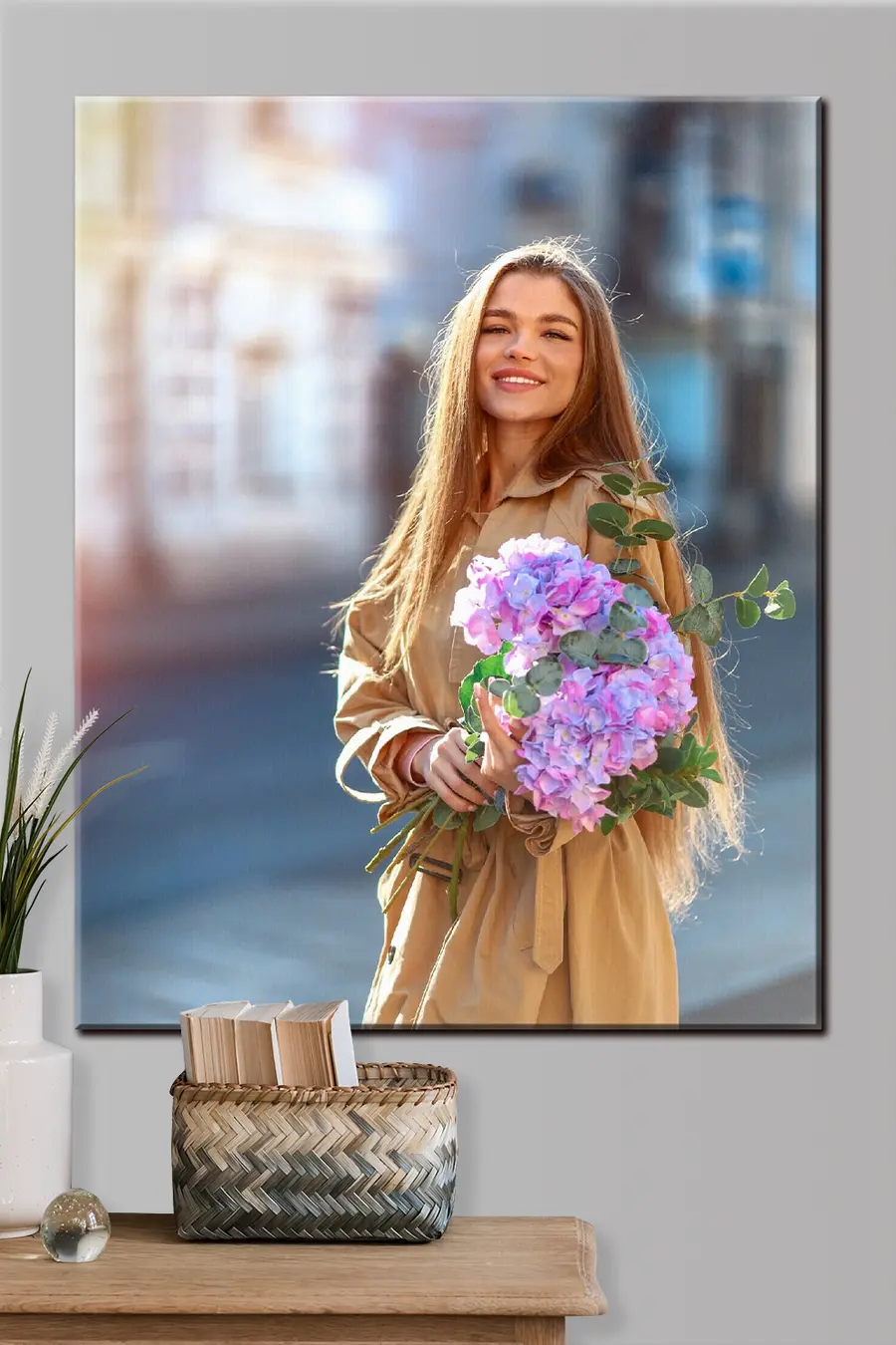 carta da parati Fiori, piante e sorrisi nr. s33296