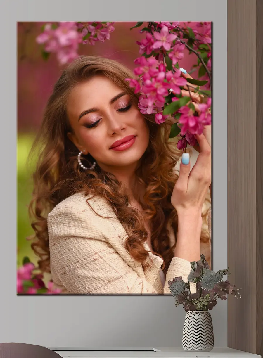 carta da parati Labbra, ciglia e rossetto nr. s33311