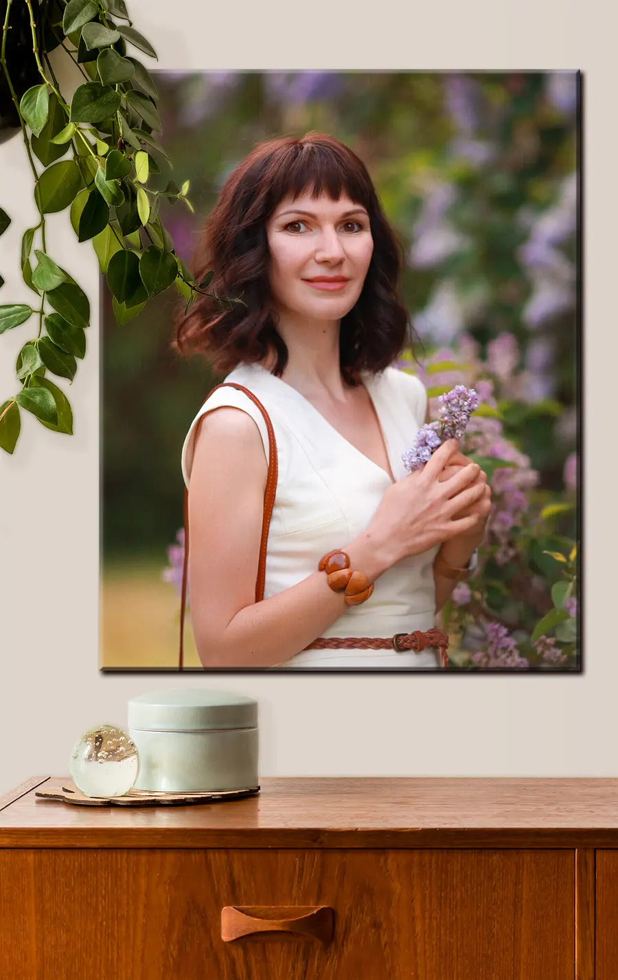 carta da parati Sorriso, fiore e pianta nr. s33312