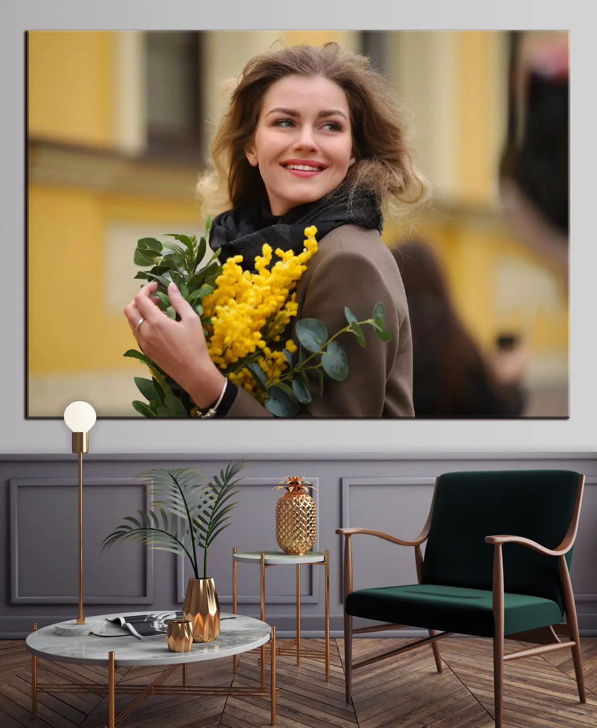 carta da parati Sorriso, fiore e pianta nr. s33317