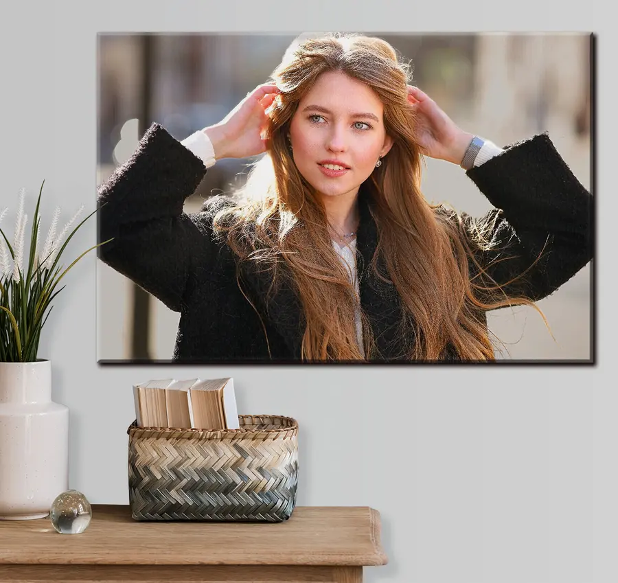 carta da parati Fotografia di labbra, ciglia e flash nr. s33319