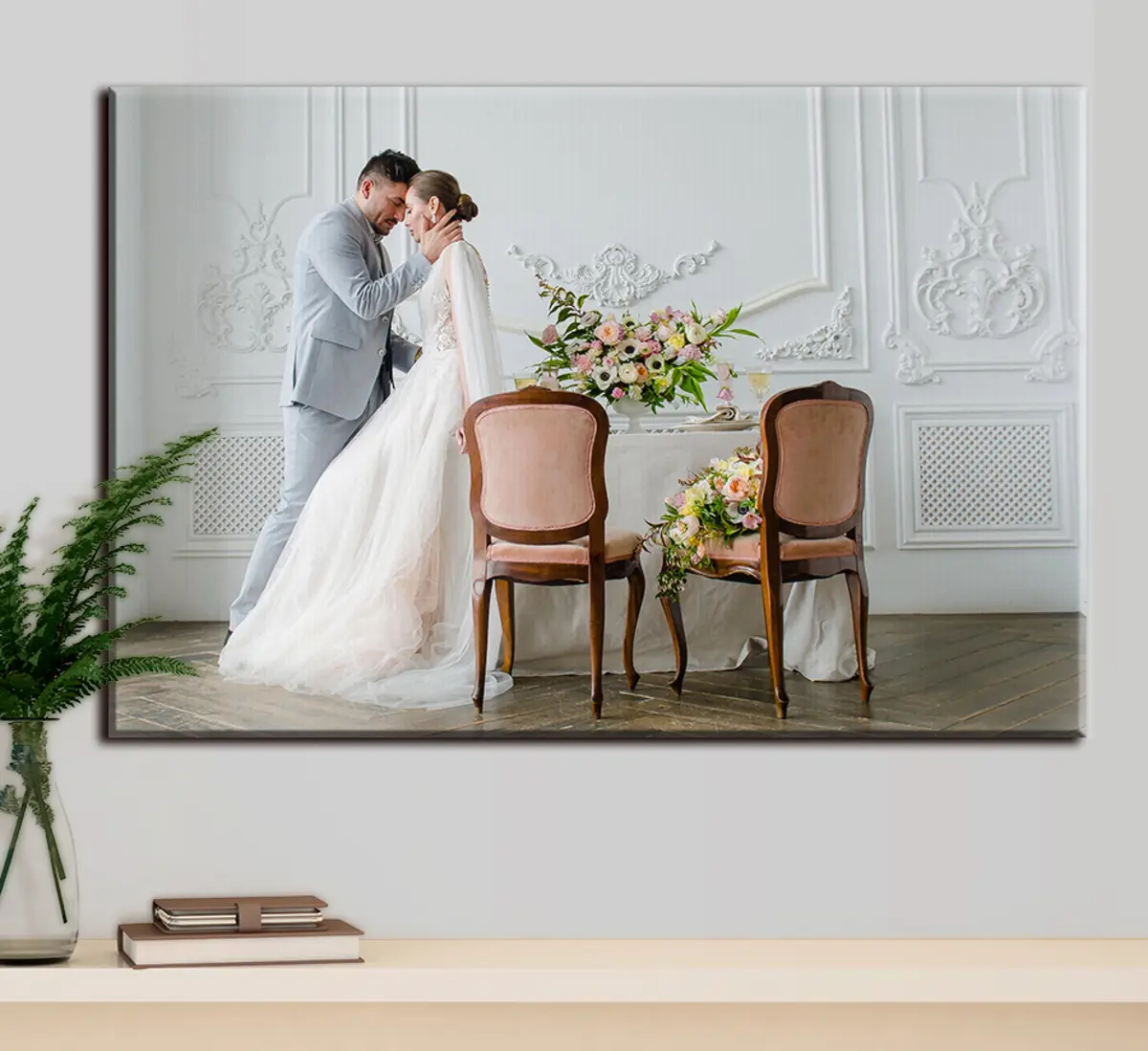 carta da parati Abito da sposa, sposa e fotografia con flash nr. s33336