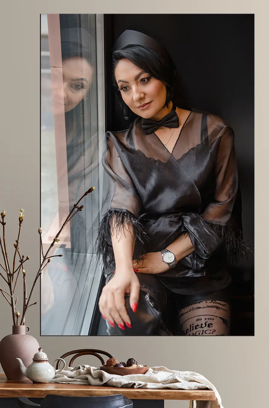 carta da parati Orologio, manica e colletto nr. s33346