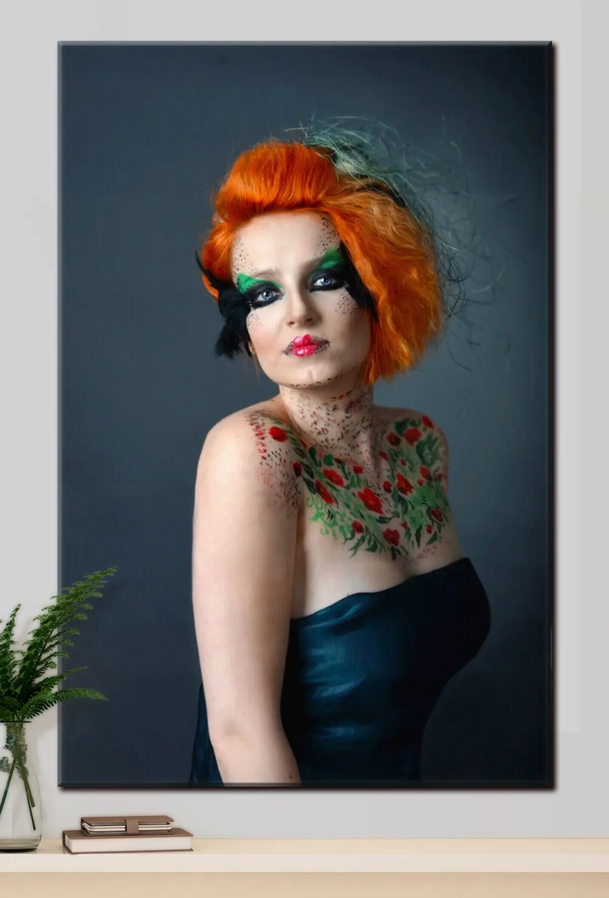 carta da parati Capelli, testa e labbra nr. s33350