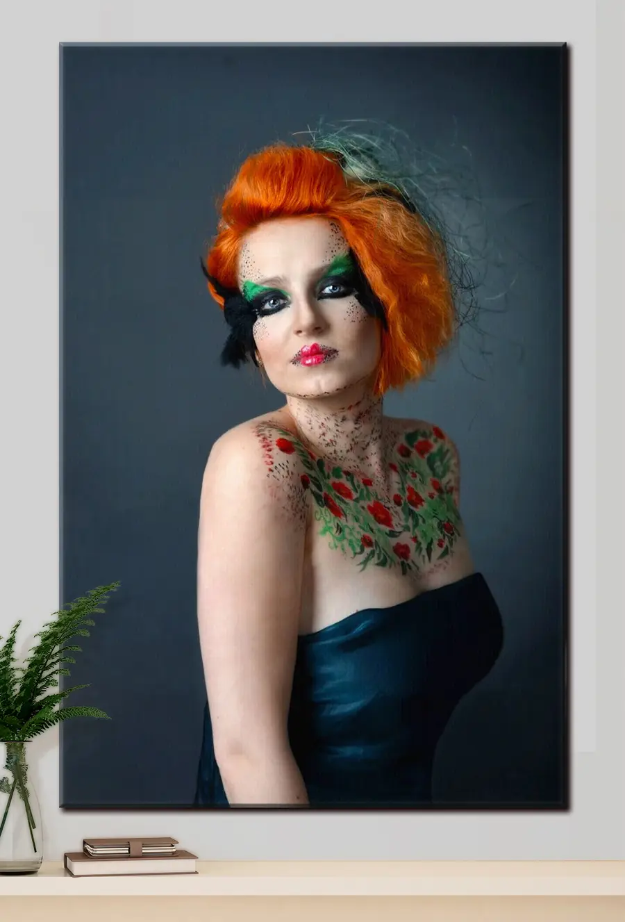 carta da parati Capelli, testa e labbra nr. s33350