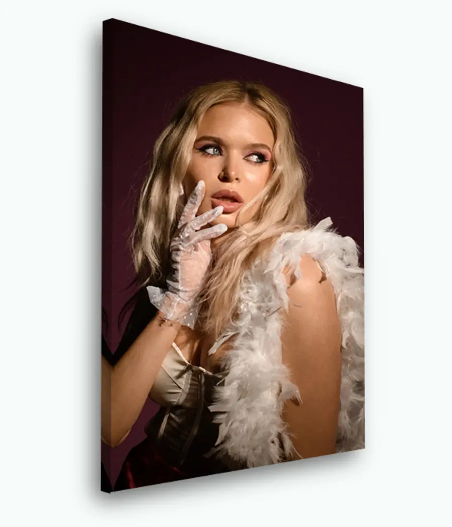 carta da parati Capelli, rossetto e abito nr. s33384