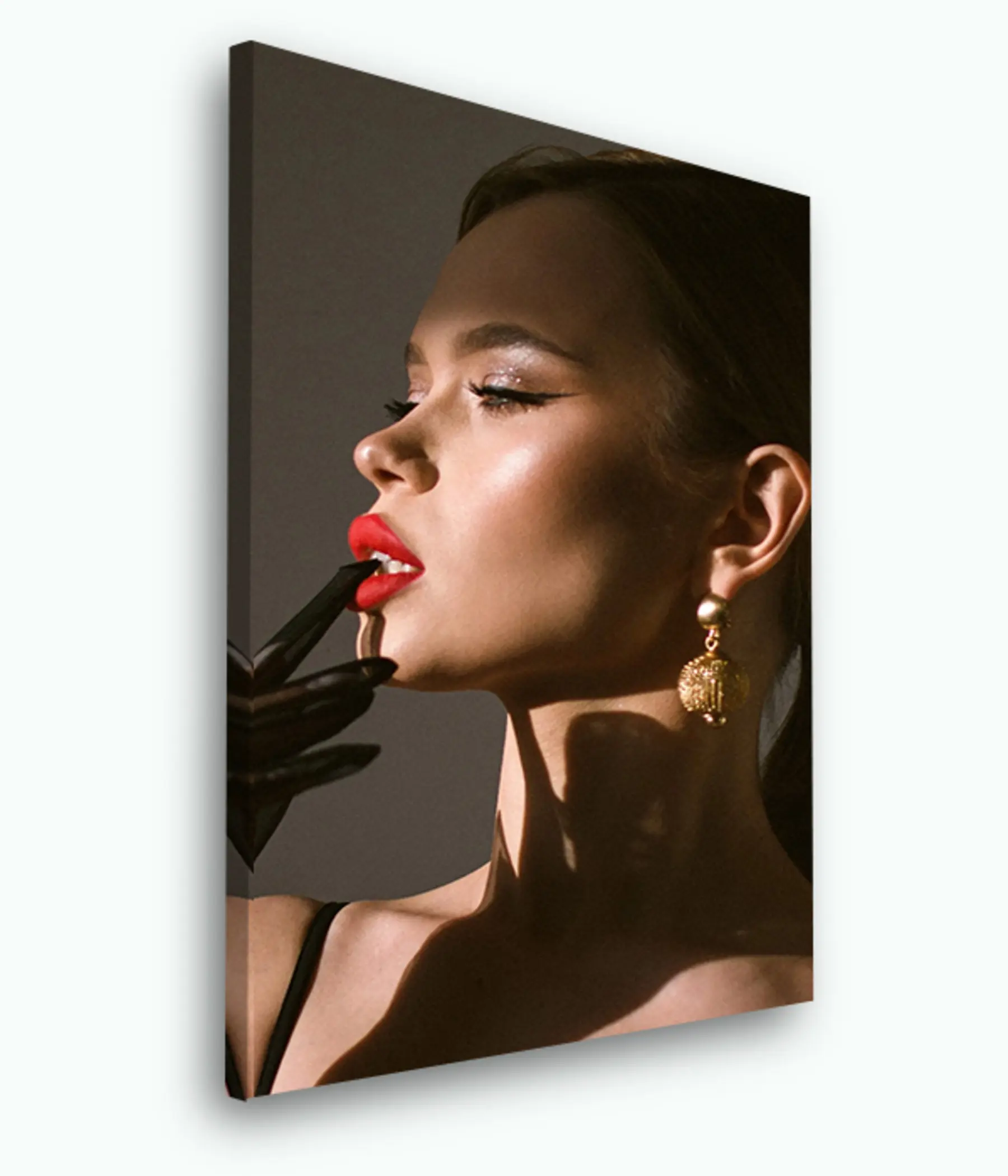 carta da parati Fronte, capelli e labbra nr. s33389