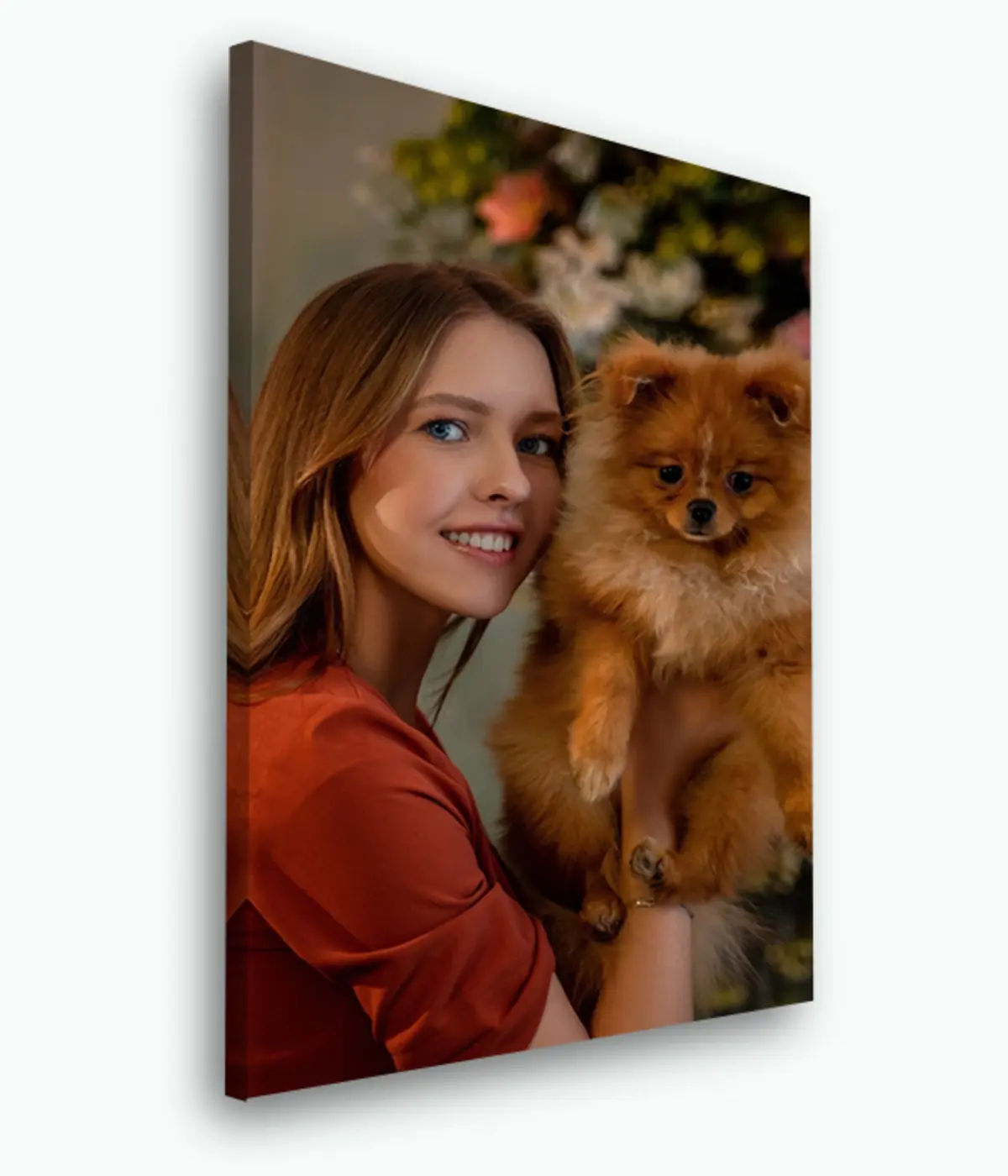 carta da parati Sorriso, arancione e fulvo nr. s33411