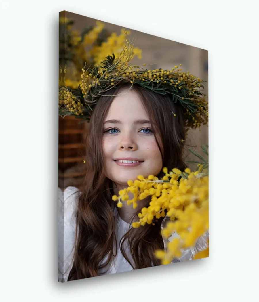 carta da parati Fiore, sorriso e pianta nr. s33445