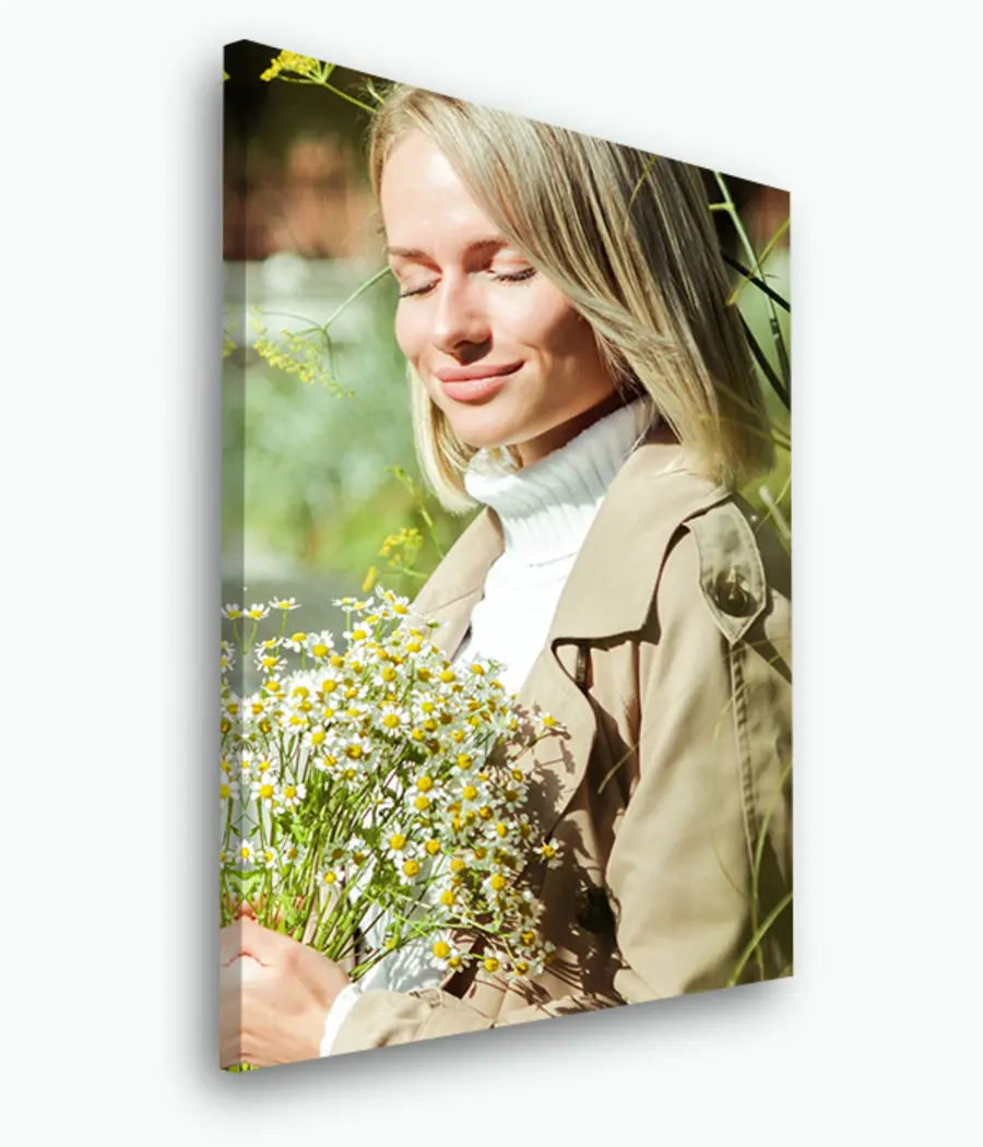 carta da parati Fiore, sorriso e pianta nr. s33474