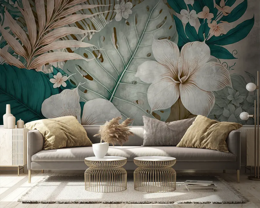 Carta da parati Floreale Motivi tropicali n. u94499