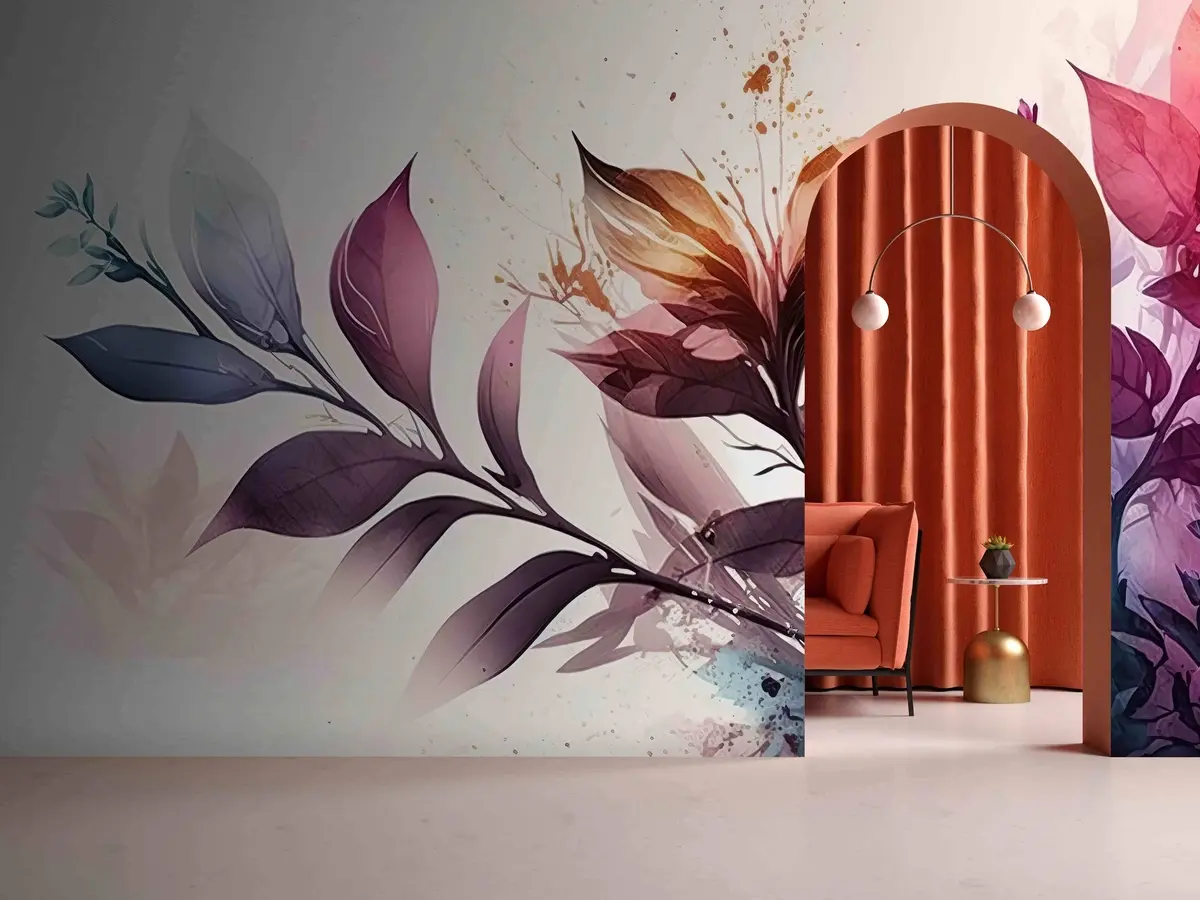 carta da parati Scoppio fogliare nr. u75440