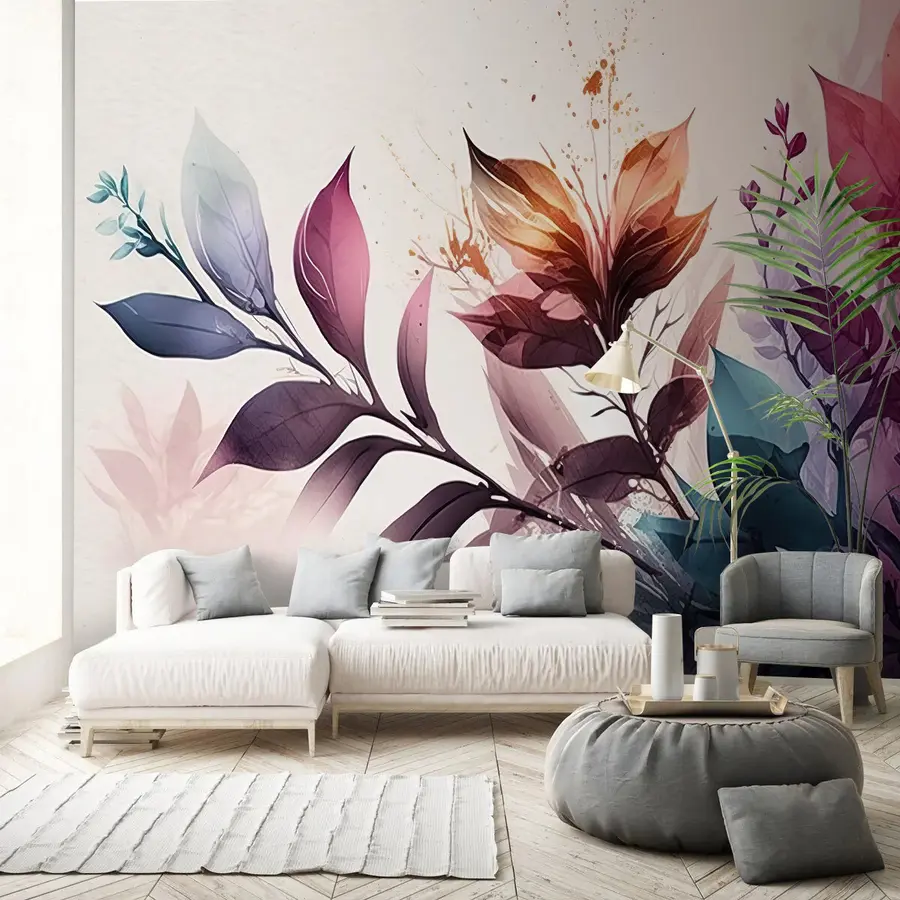 Carta da parati nature Scoppio fogliare 