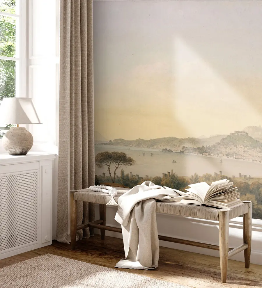 Carta da parati nature Vedute della città di Napoli 