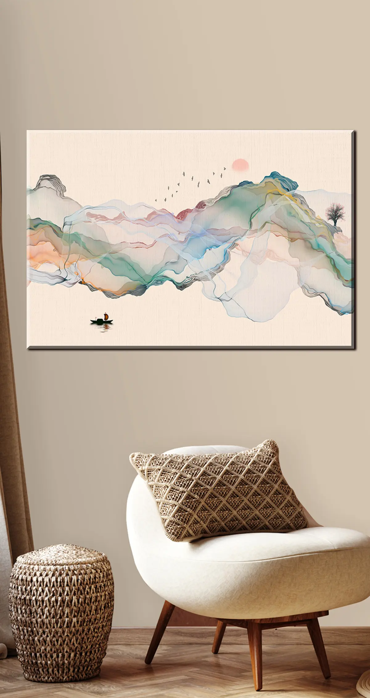 carta da parati Mondo, pendenza e pittura nr. s32936