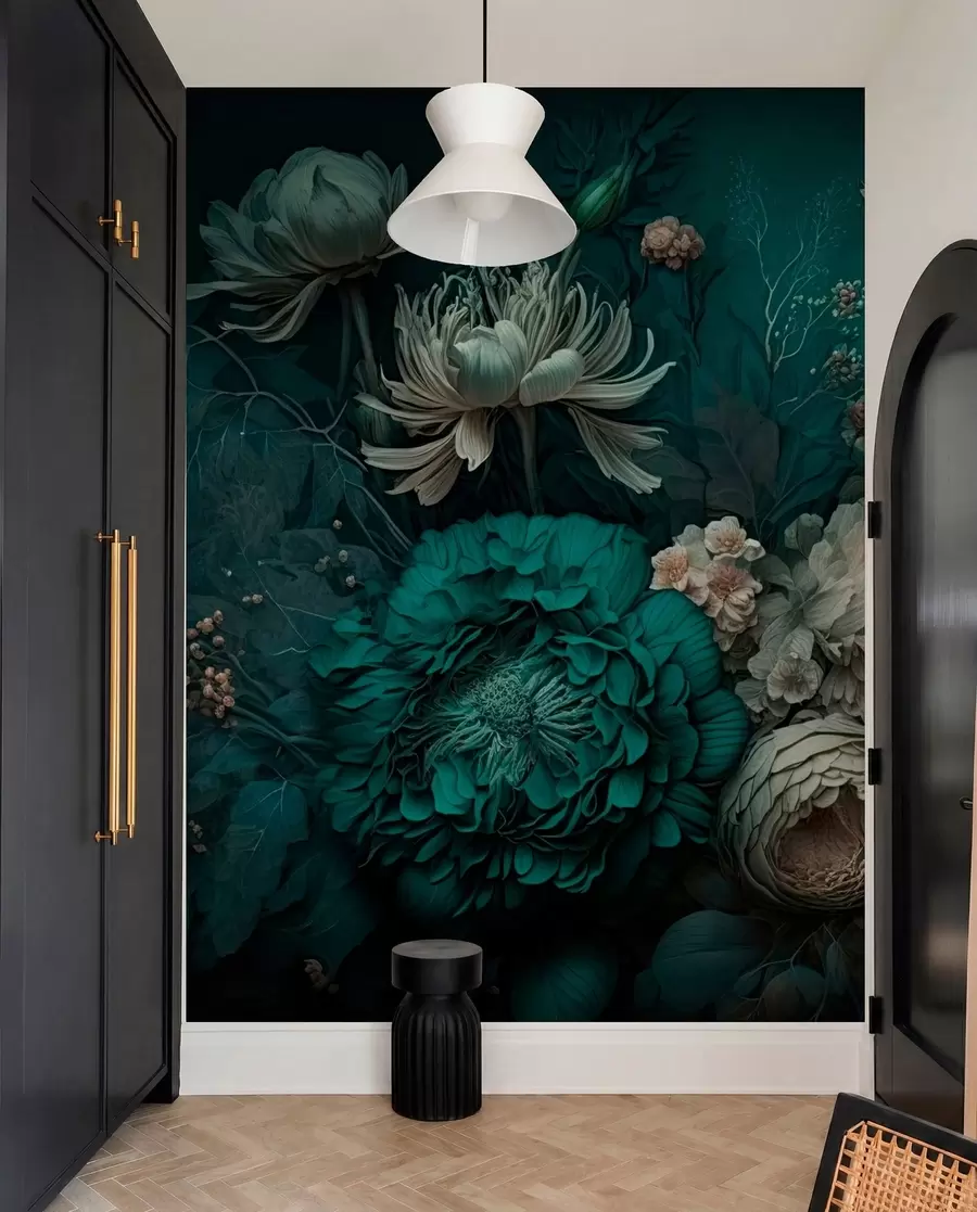 Carta da parati 3D Fiori notte dei fiori n. u75402
