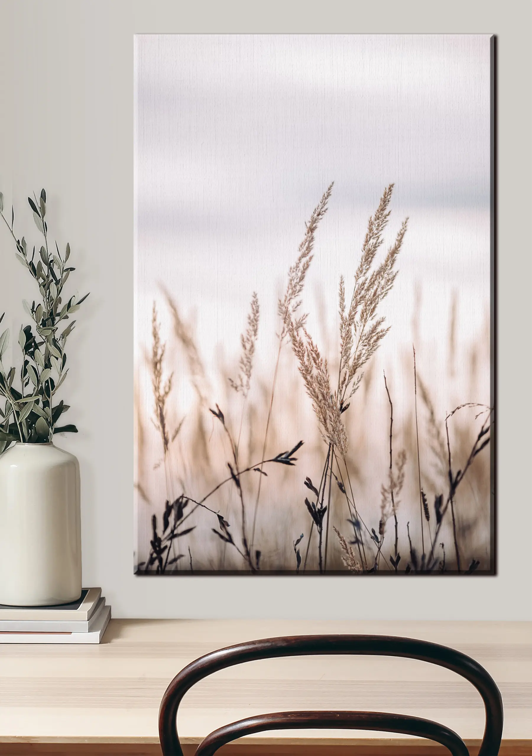 carta da parati Pianta, cielo e legno nr. s33070