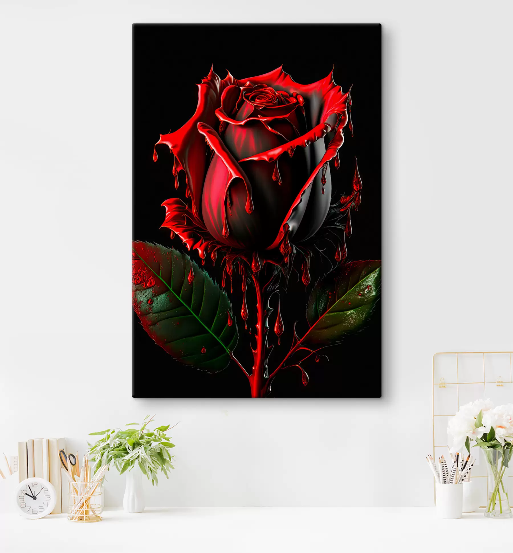 carta da parati Fiore, pianta e petalo nr. s33709