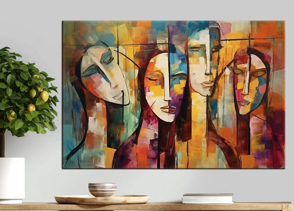 carta da parati Pittura artistica, espressione facciale e pittura nr. s33845