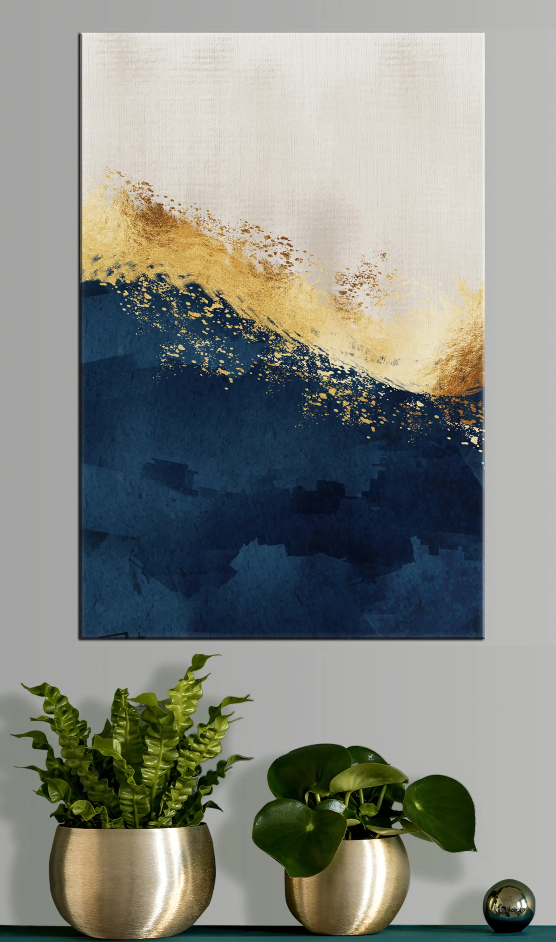 carta da parati Bianco e blu nr. s34212