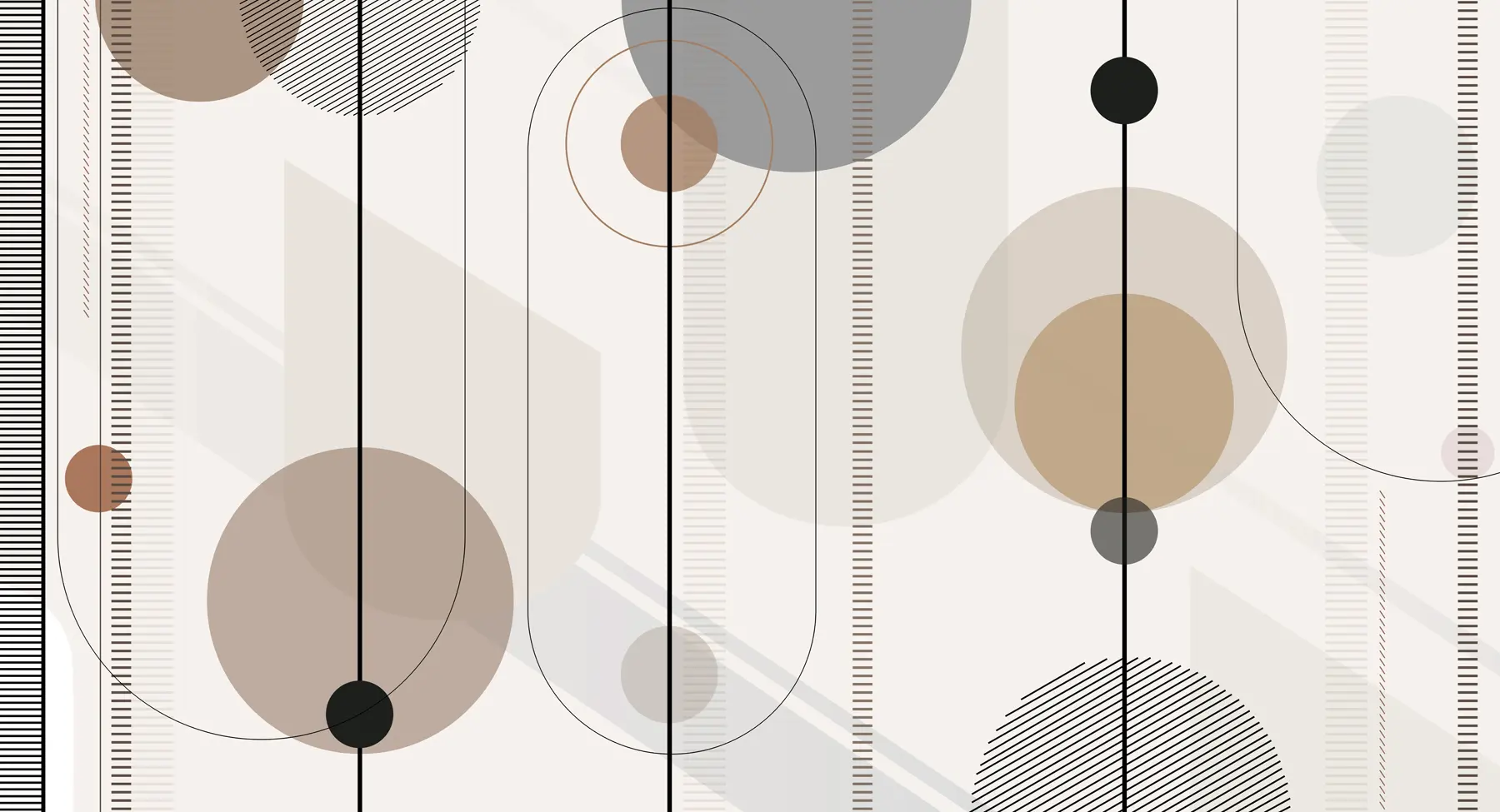 carta da parati astrazione geometrica nr. u95379