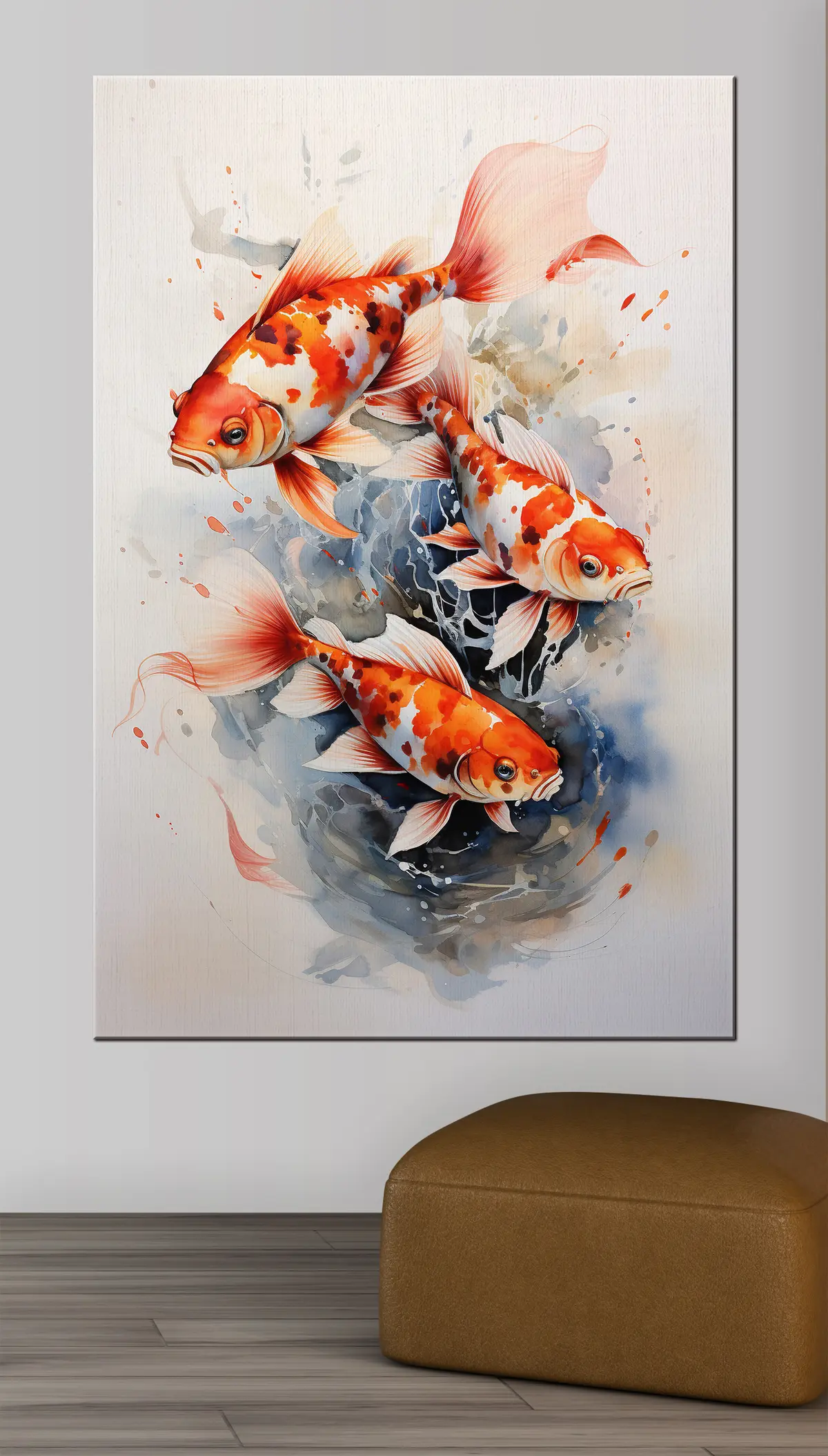 carta da parati Koi, pinna e liquido nr. s34247