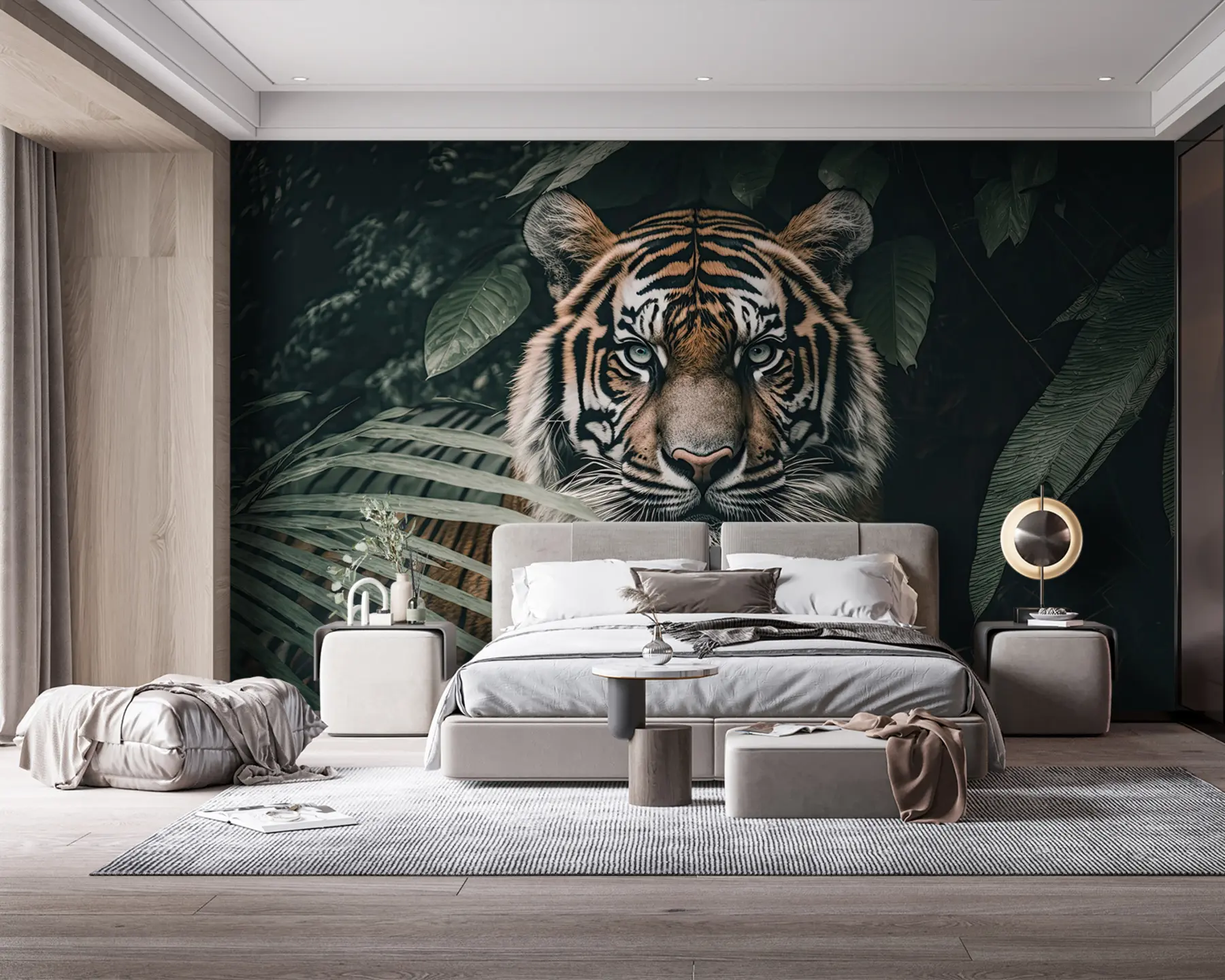 carta da parati Tigre nella foresta pluviale nr. u95619