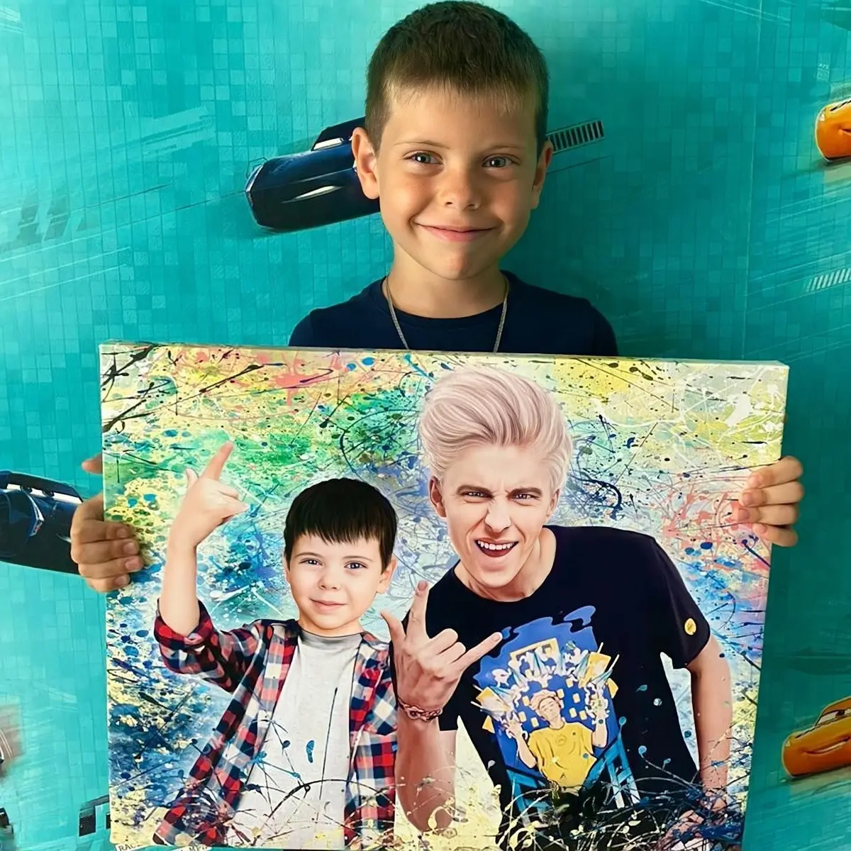 carta da parati Sorriso, acconciatura e fotografia nr. s34649