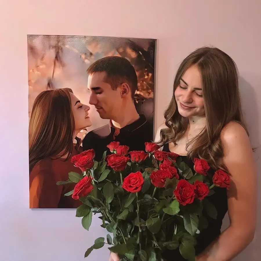 carta da parati Fiori, piante e sorrisi nr. s34655