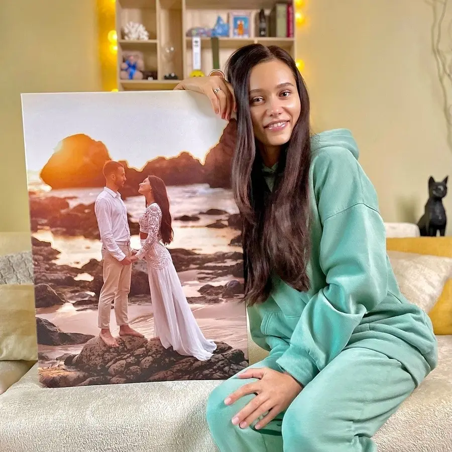 carta da parati Sorriso, felicità e cornice nr. s34657