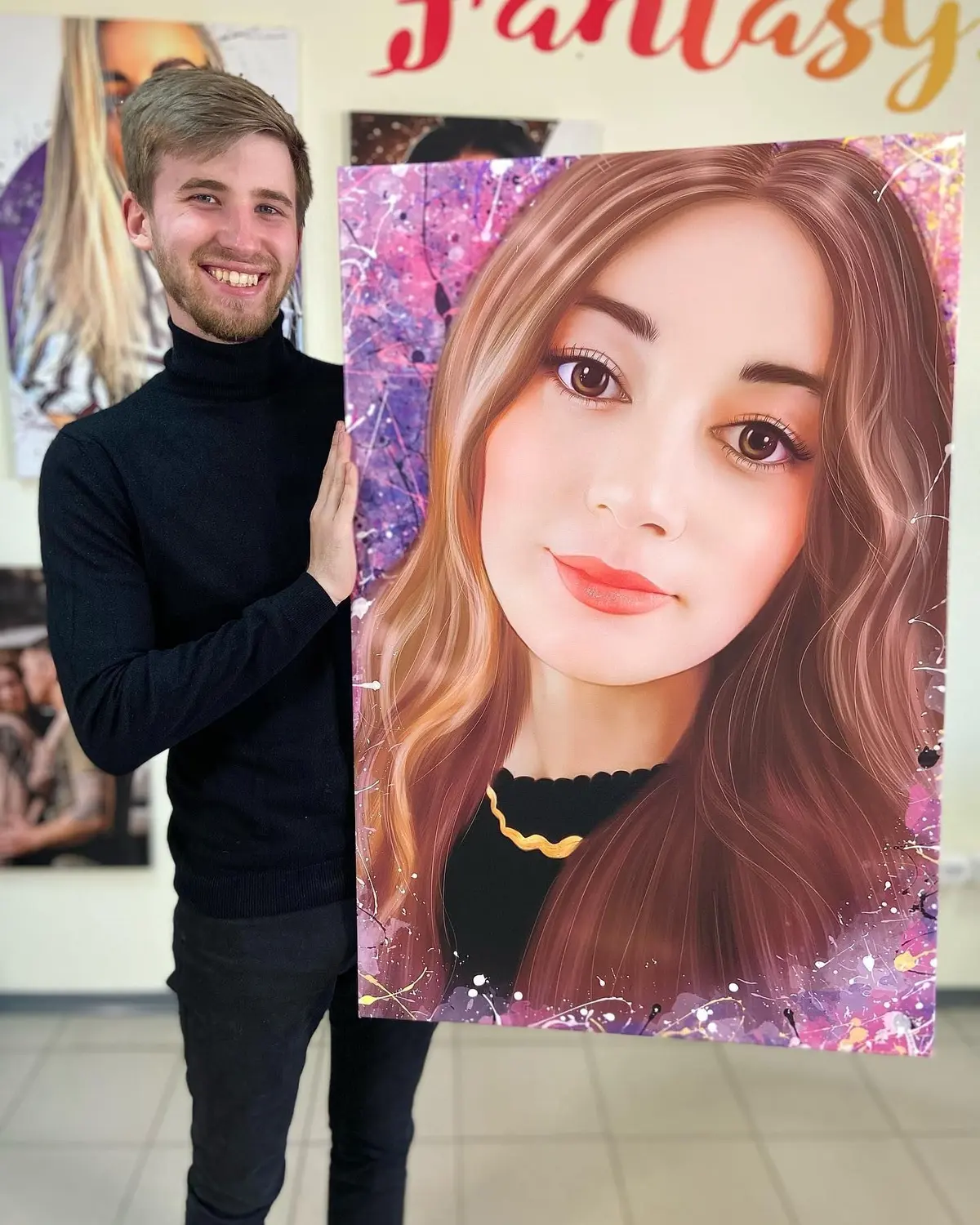 carta da parati Capelli, pelle e testa nr. s34661