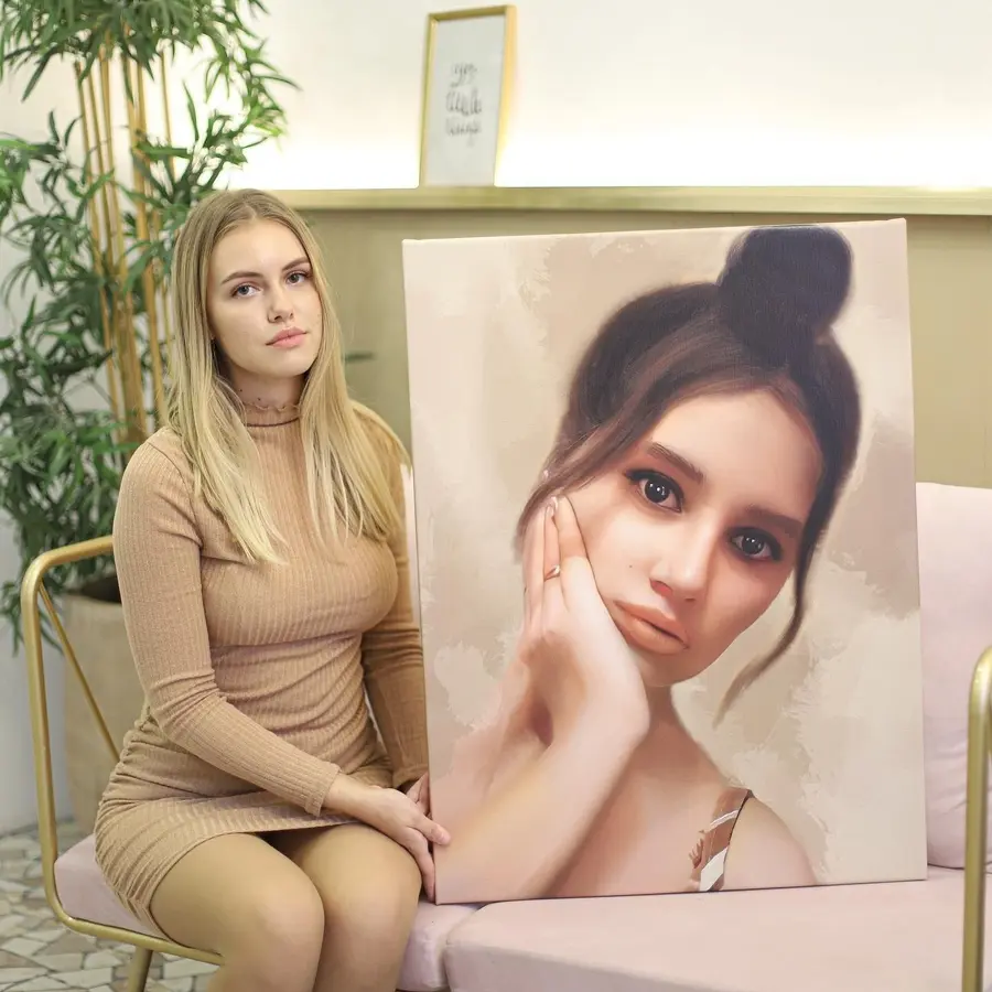 carta da parati Pelle, sopracciglia e spalle nr. s34663