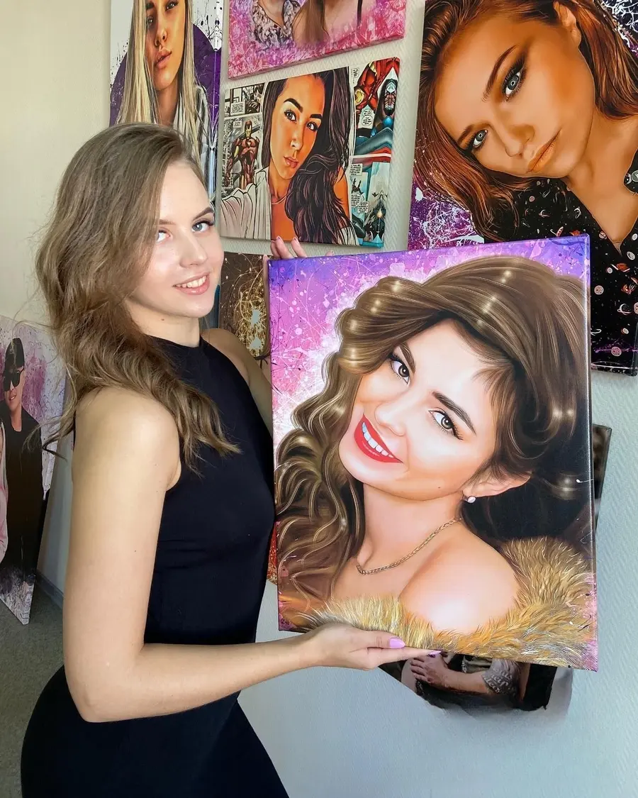 carta da parati Capelli, pelle e sorriso nr. s34665