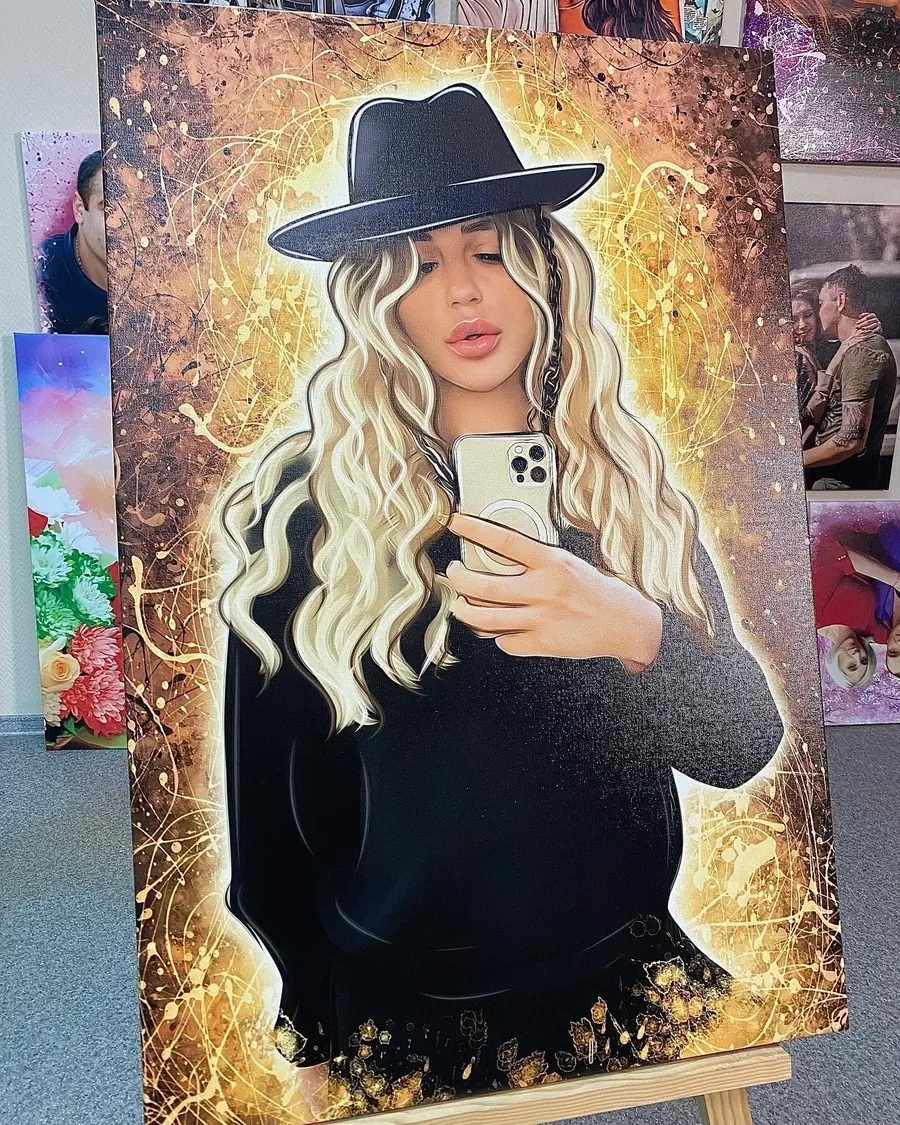 carta da parati Labbro, cappello e berretto da sole nr. s34670